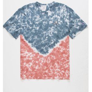 Champion Unity Dye Mens Medium Active Tees Shirts   Color: Blue/White/Red